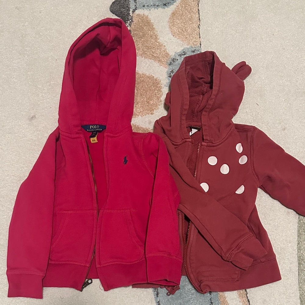 4T girls hoodies
